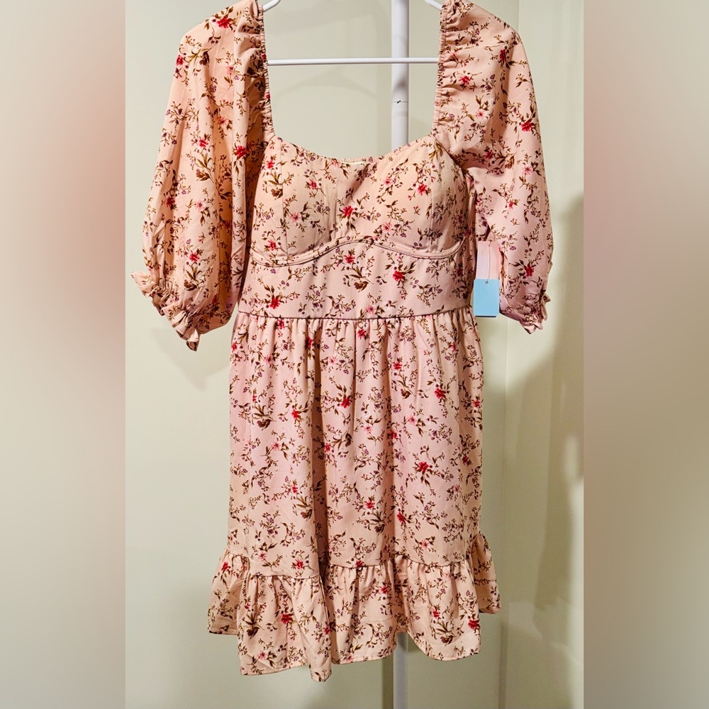 🍒 Inspired Hearts Blush Floral Blouse.